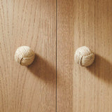 Jute Wardrobe Drawer Handle Set