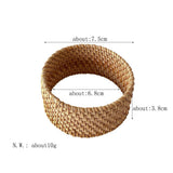 Handwoven Rattan Bracelet