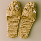 Pearl Charm Rattan Sandals Bundle