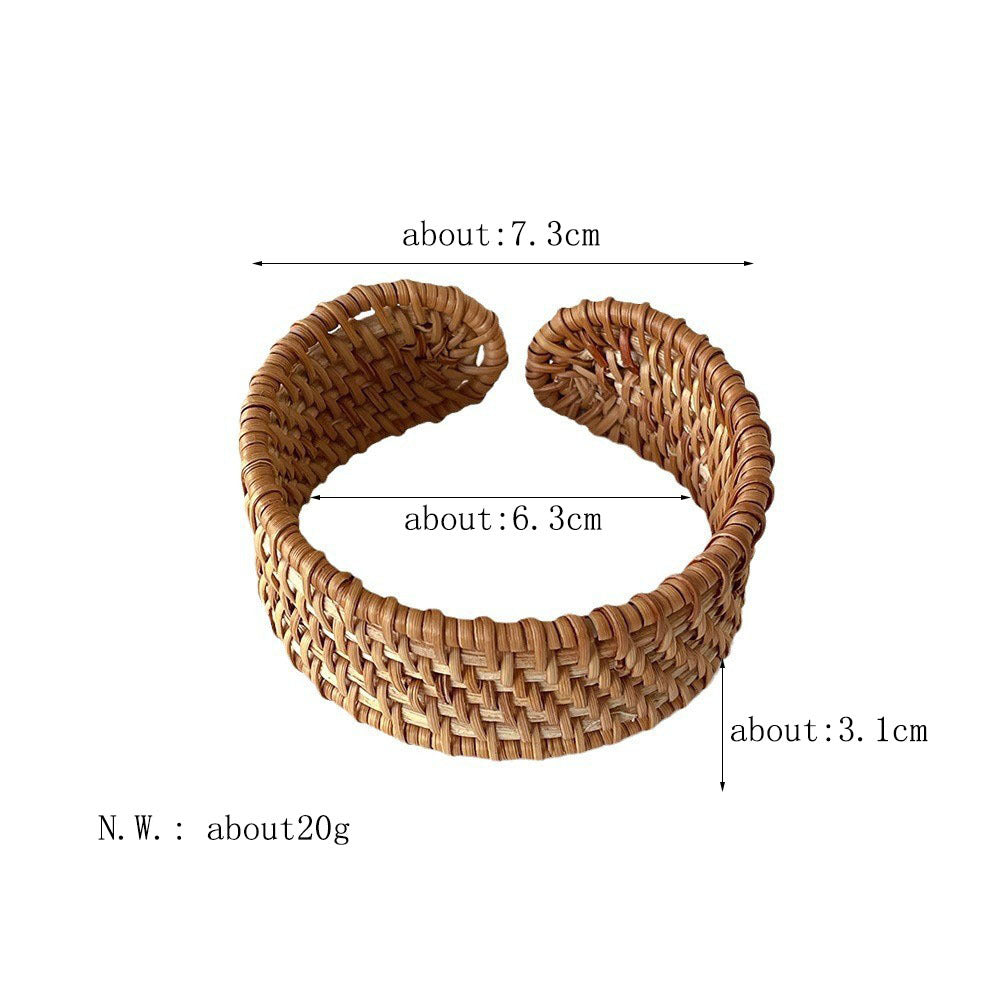 Handwoven Rattan Bracelet