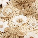 Handmade Linen Bloom Charms