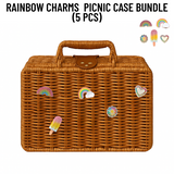Whimsy Charm Rattan Picnic case Bundle