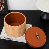 Rattan Round Storage Box