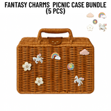 Whimsy Charm Rattan Picnic case Bundle