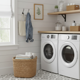 Woven Rattan Laundry Basket