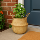 Nordic Rattan Waterproof-Lined Plant Pot