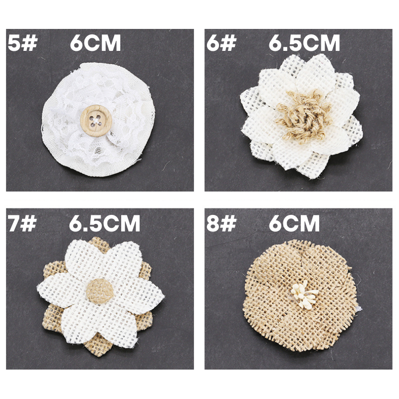 Handmade Linen Bloom Charms