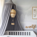 Rattan Hot Air Balloon Decor