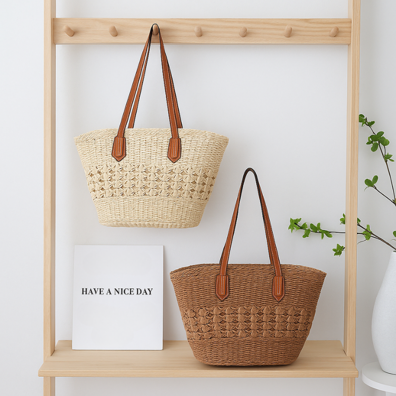 Handwoven Beach Shoulder Bag