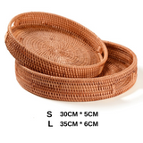 Multi-Use Handwoven Tray Set