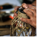 Hemp Rope Glass Vase