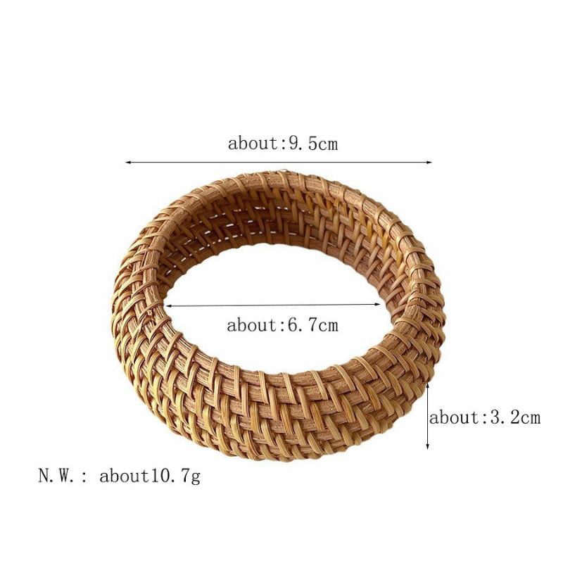 Handwoven Rattan Bracelet