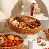 Handwoven Rattan Serving Tray