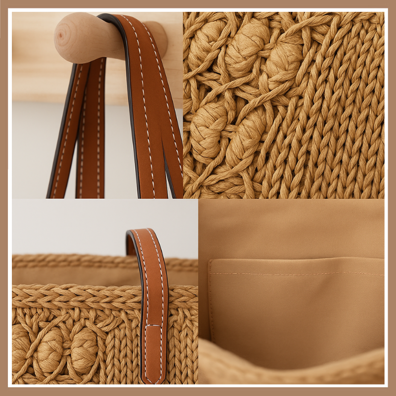 Handwoven Beach Shoulder Bag