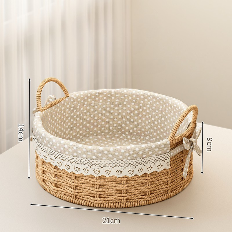 Round Woven Storage Basket Set
