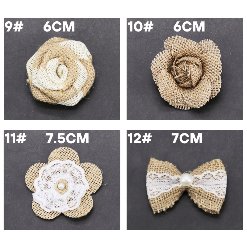 Handmade Linen Bloom Charms