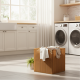 Woven Rattan Laundry Hamper