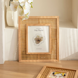 Wicker Boho Photo Frame