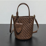 Vintage Woven Crossbody Bag