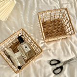 Woven Rattan storage basket