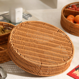 Handwoven Rattan Serving Tray