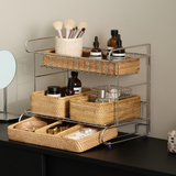 Rattan Tabletop Organizer