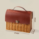 Rattan Gift Tote Box