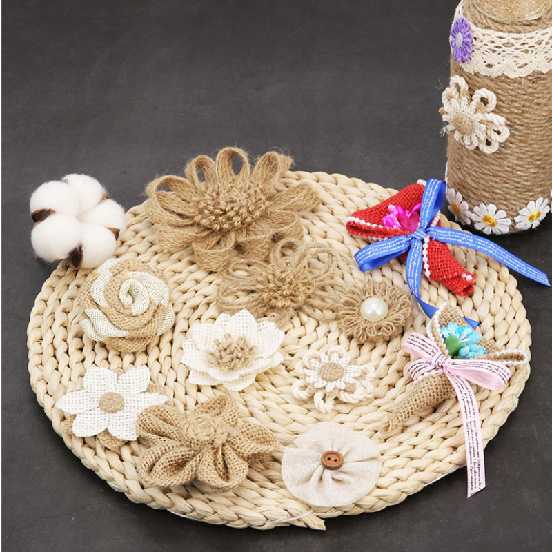 Handmade Linen Bloom Charms