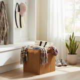 Woven Rattan Laundry Hamper
