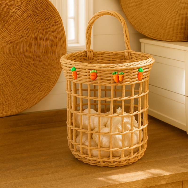 Plump Carrot Charm Storage Basket Bundle