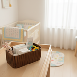 Braided Rattan-Style Organizer