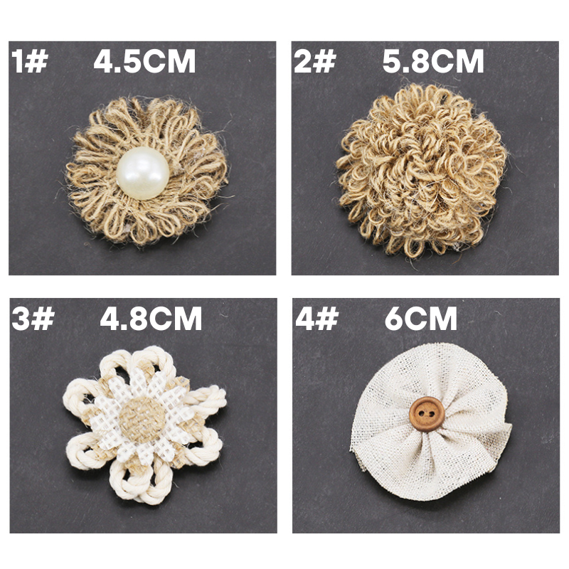 Handmade Linen Bloom Charms