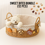 Snacky Charm Round Basket Bundle