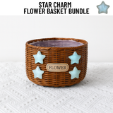 Handcrafted Charm Flower Basket Bundle