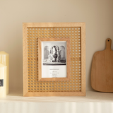 Wicker Boho Photo Frame