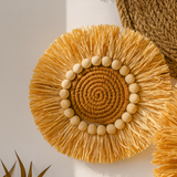 Boho Raffia Wall Decor Set