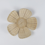 Boho Rattan Daisy Wall Decor (2-Pcs)