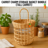 Plump Carrot Charm Storage Basket Bundle