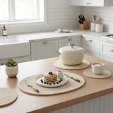 Round Cotton Rope Table Mats Set