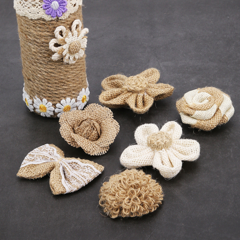Handmade Linen Bloom Charms