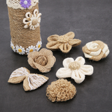 Handmade Linen Bloom Charms
