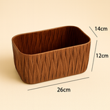 Braided Rattan-Style Organizer