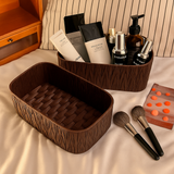 Braided Rattan-Style Organizer