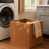 Woven Rattan Laundry Hamper