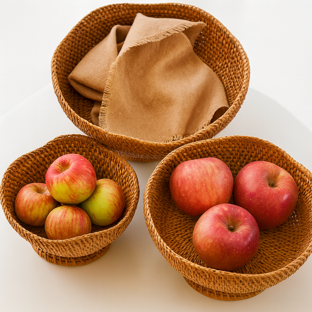 Multi-Use Handwoven Tray Set