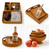 Multi-Use Handwoven Tray Set