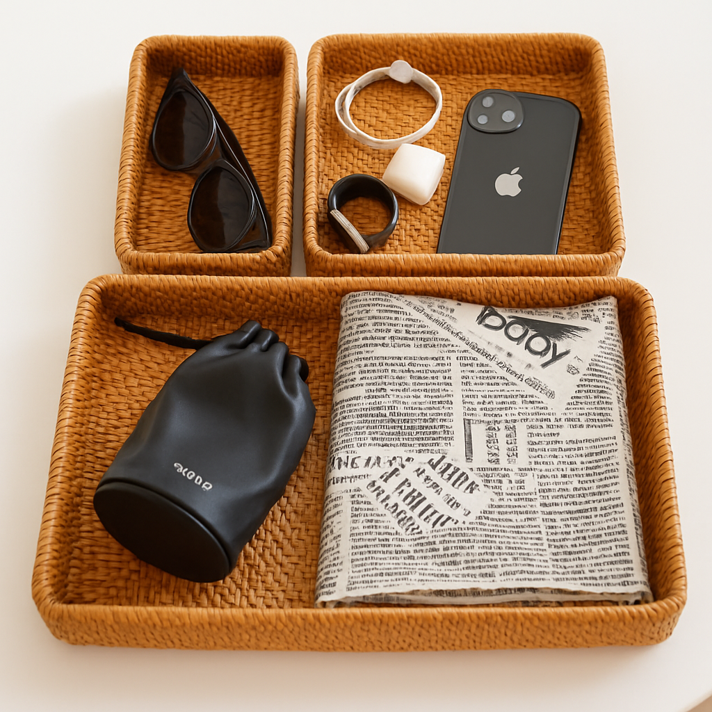 Multi-Use Handwoven Tray Set