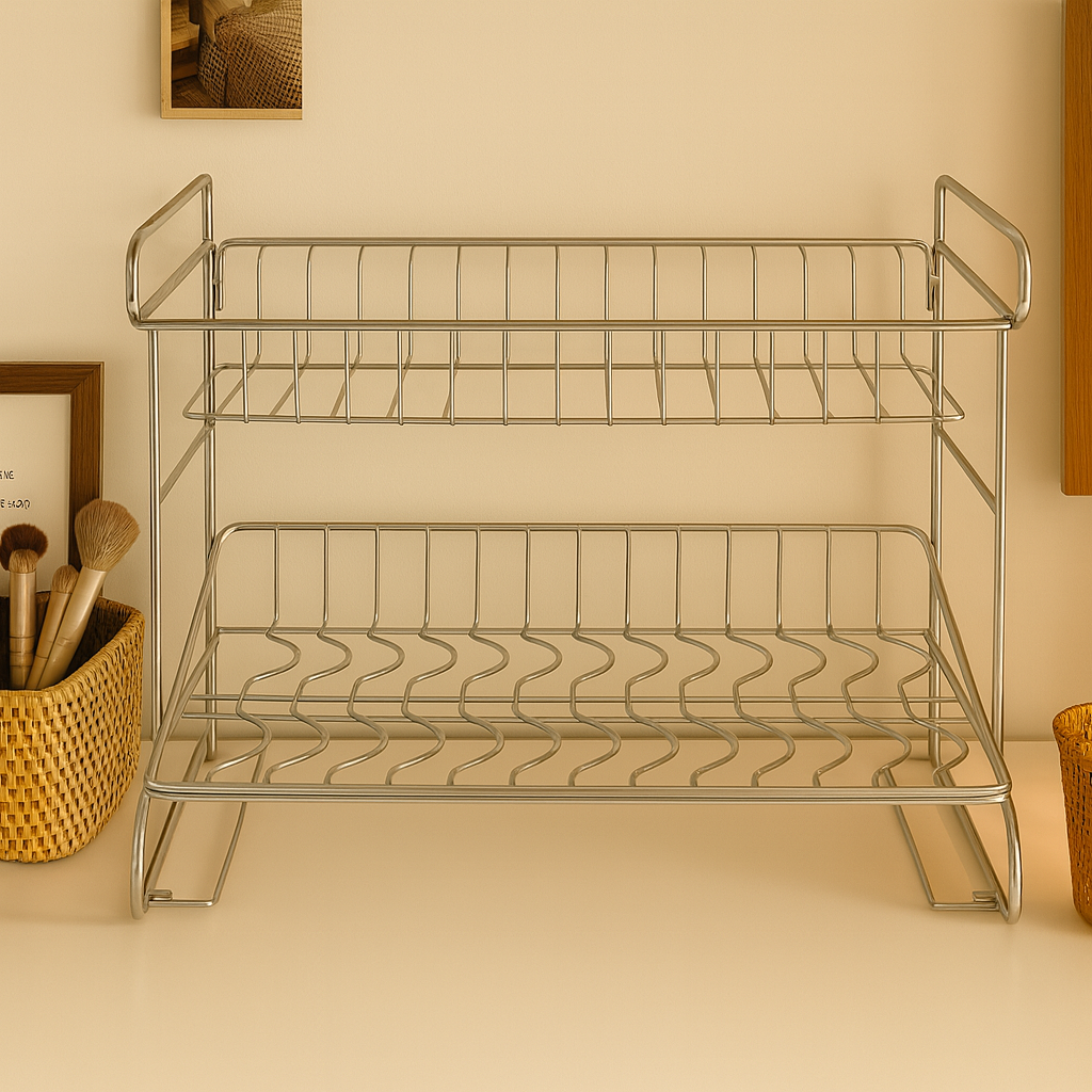 Stainless Steel Organizer Shelf Set
