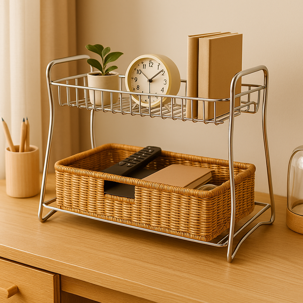 Stainless Steel Organizer Shelf Set