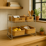 Stainless Steel Organizer Shelf Set